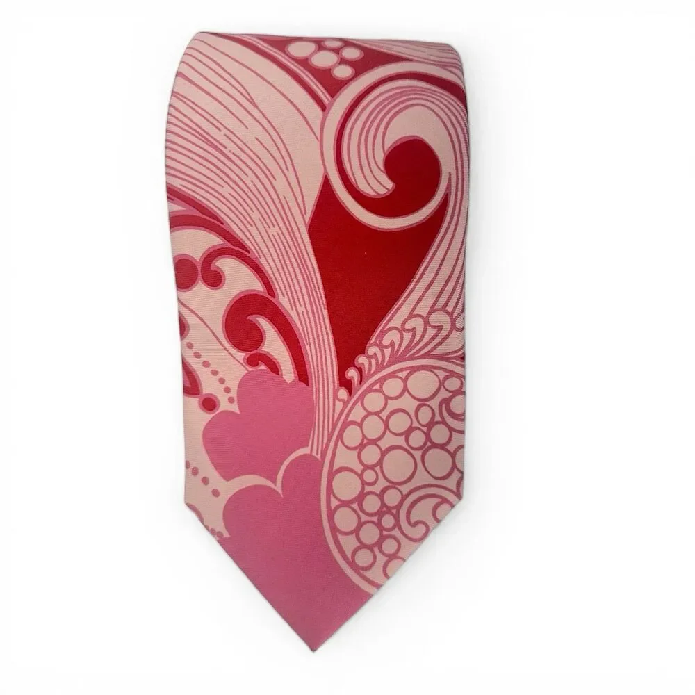 NWT Holliday & Brown Special Re-Edition Men's Silk Necktie Hand Made In Italy